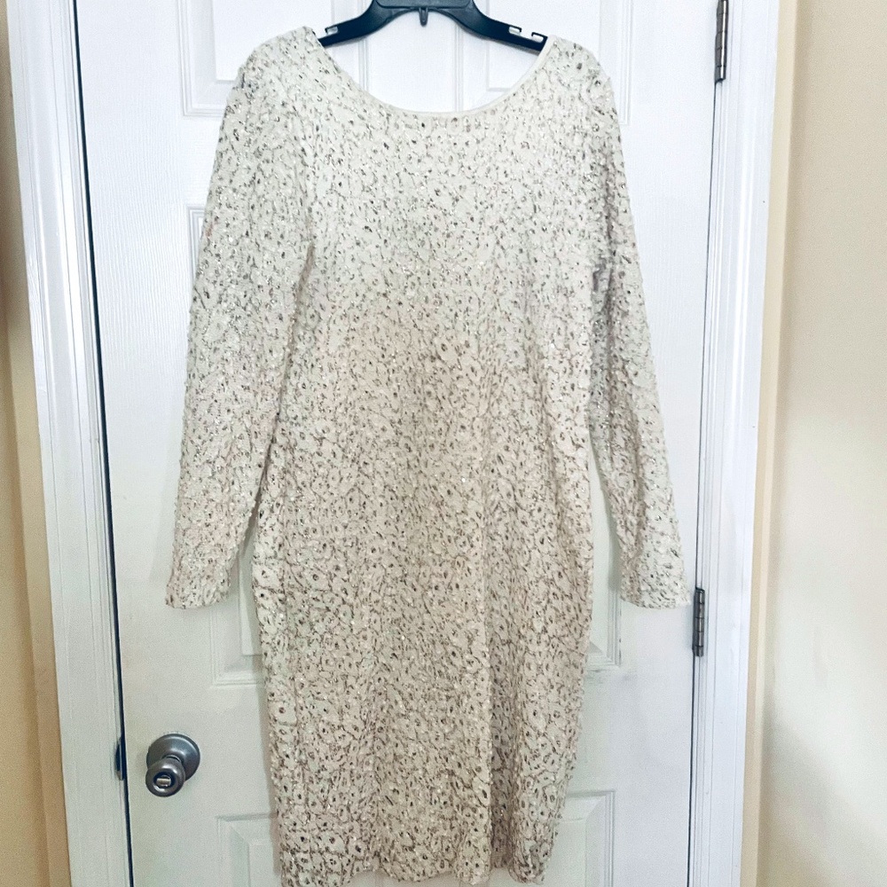 JLo White Gold Dress